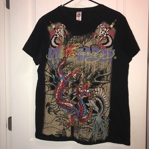 Ed Hardy tshirt (fits like a large)